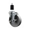 Service Caster 5'' Semi Steel Swivel 1-1/2'' Expanding Stem Caster with Brake SCC-EX20S515-SSR-TLB-112 - alternate 1